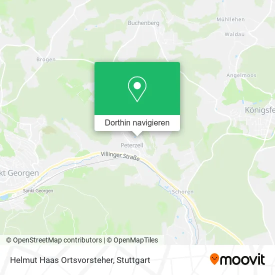 Helmut Haas Ortsvorsteher Karte