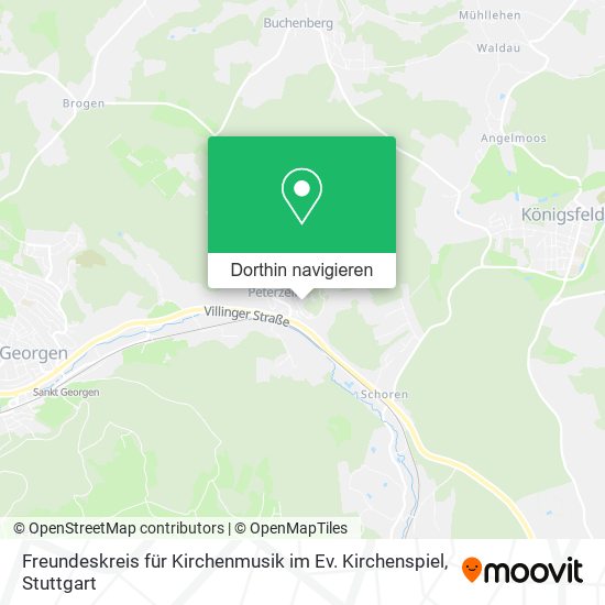 Freundeskreis für Kirchenmusik im Ev. Kirchenspiel Karte
