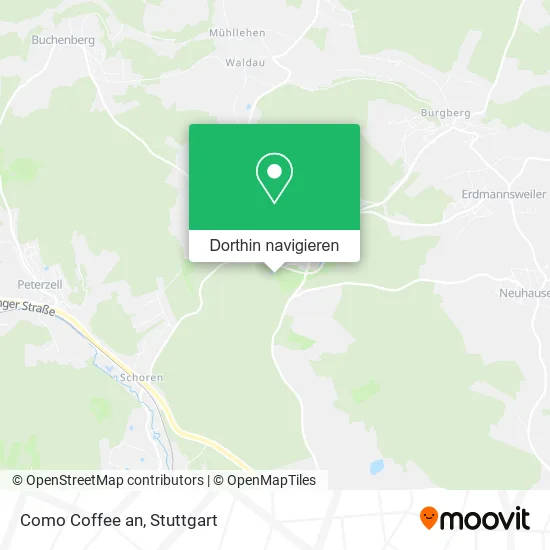 Como Coffee an Karte
