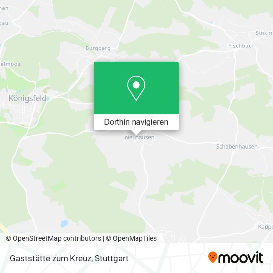 Gaststätte zum Kreuz Karte