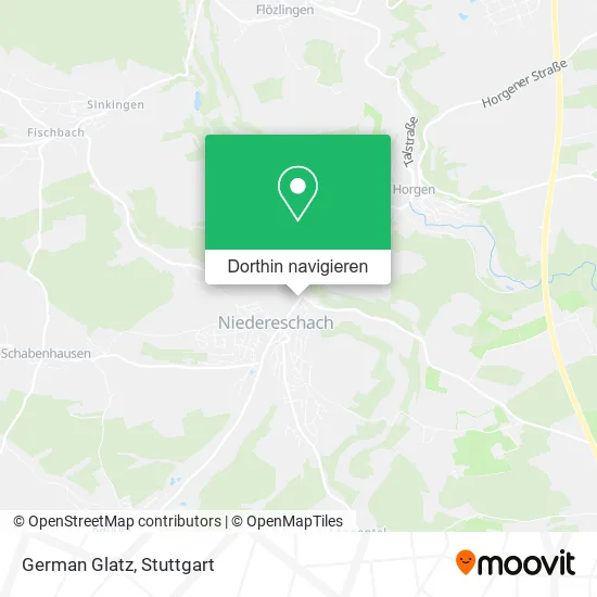 German Glatz Karte