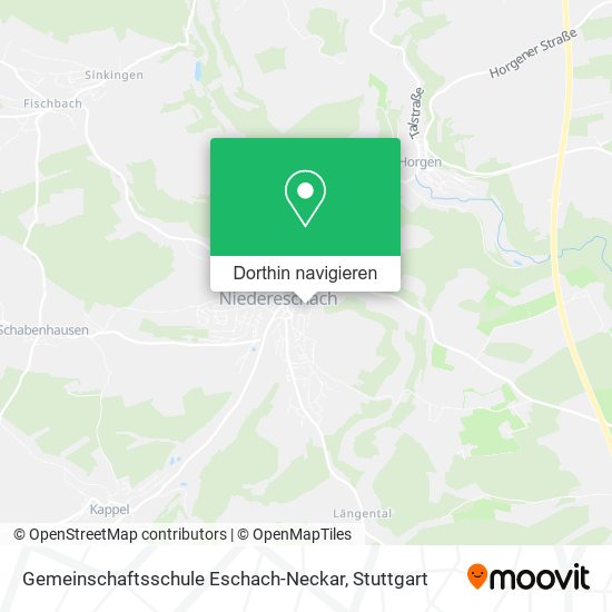 Gemeinschaftsschule Eschach-Neckar Karte