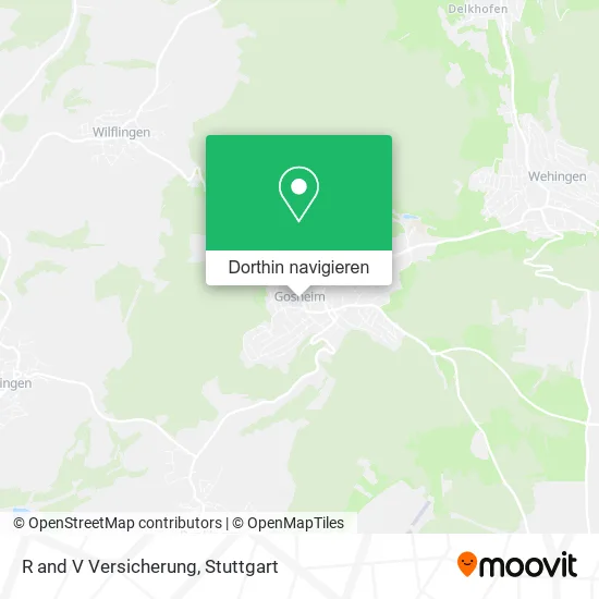 R and V Versicherung Karte