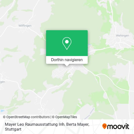 Mayer Leo Raumausstattung Inh. Berta Mayer Karte