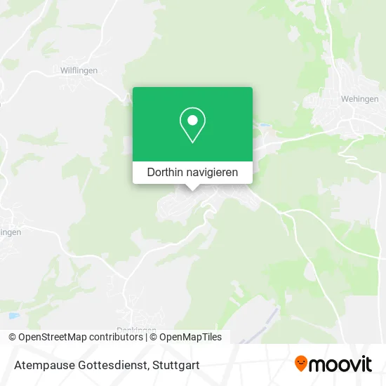 Atempause Gottesdienst Karte