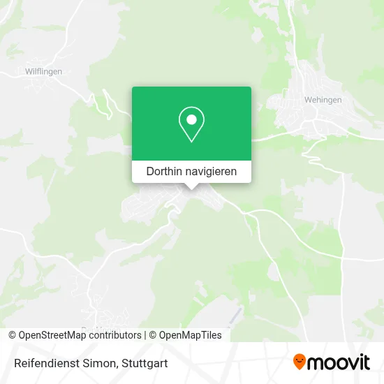 Reifendienst Simon Karte