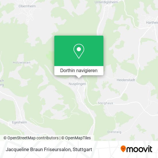 Jacqueline Braun Friseursalon Karte