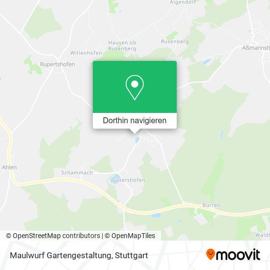 Maulwurf Gartengestaltung Karte