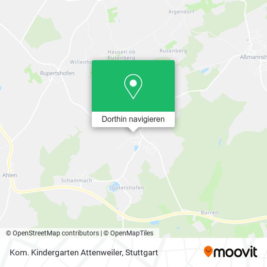 Kom. Kindergarten Attenweiler Karte