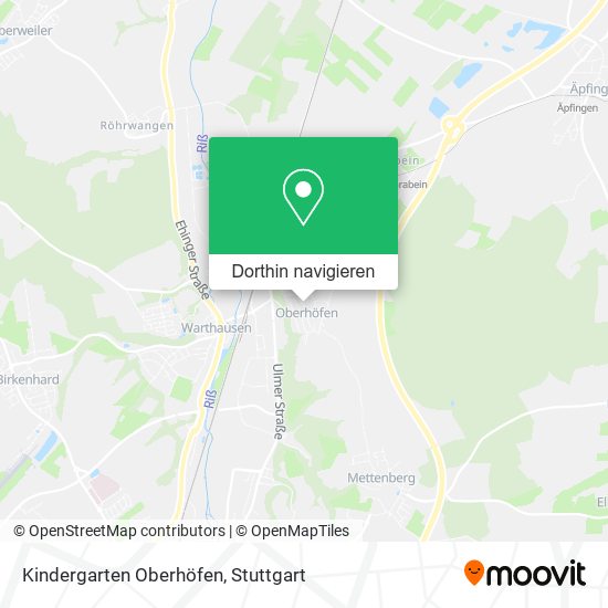 Kindergarten Oberhöfen Karte