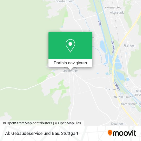 Ak Gebäudeservice und Bau Karte