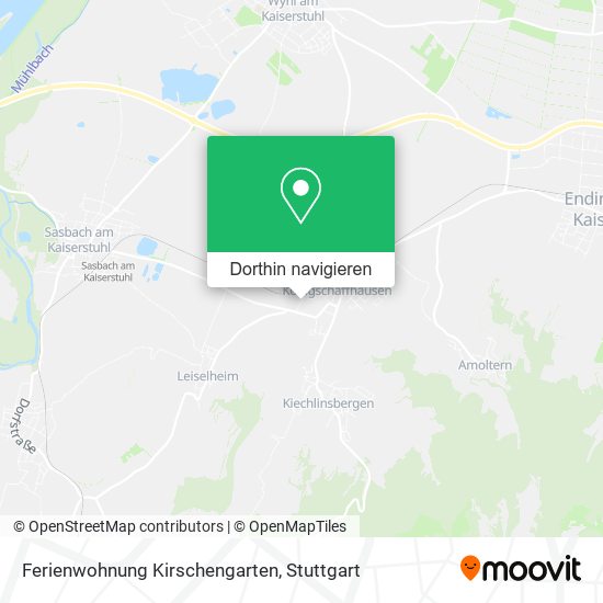 Ferienwohnung Kirschengarten Karte
