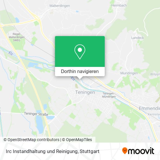 Irc Instandhaltung und Reinigung Karte