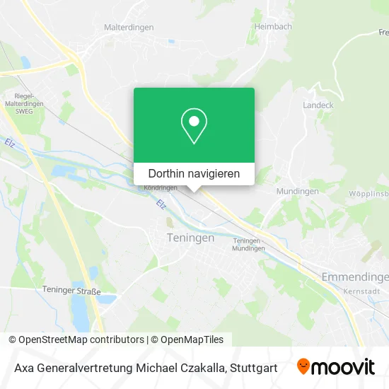 Axa Generalvertretung Michael Czakalla Karte
