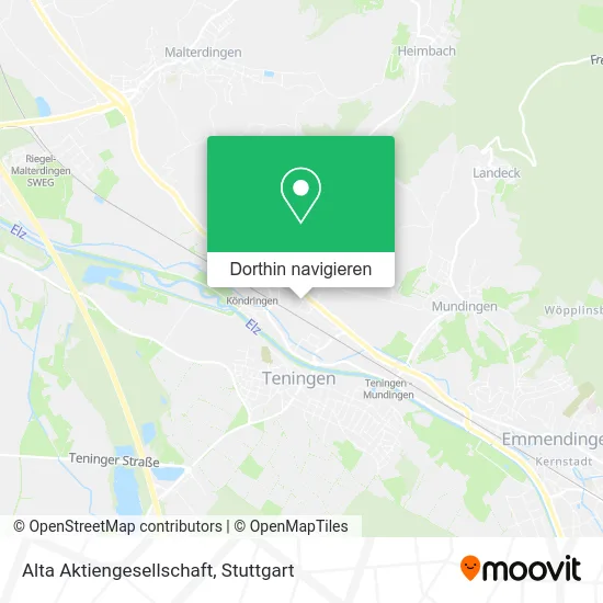 Alta Aktiengesellschaft Karte