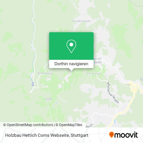 Holzbau Hettich Coms Webseite Karte