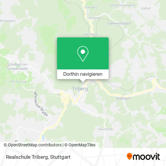 Realschule Triberg Karte