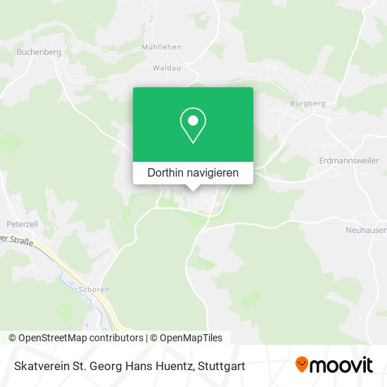 Skatverein St. Georg Hans Huentz Karte