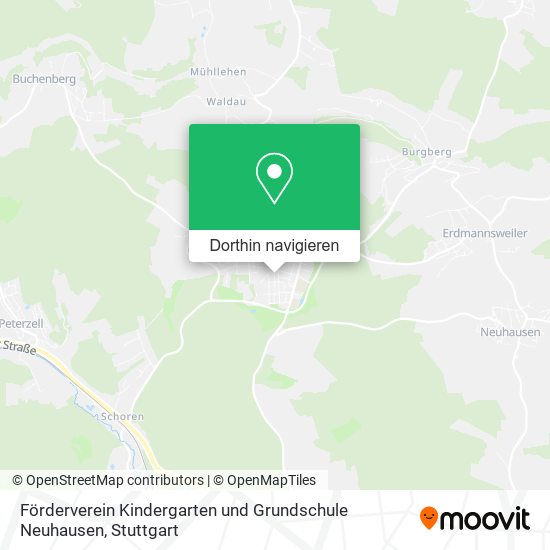 Förderverein Kindergarten und Grundschule Neuhausen Karte