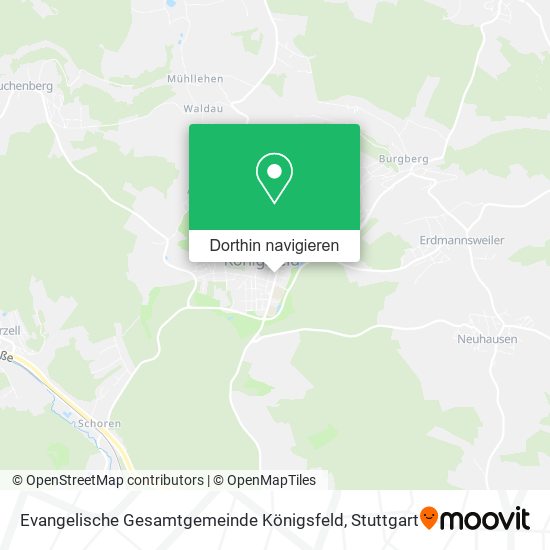 Evangelische Gesamtgemeinde Königsfeld Karte