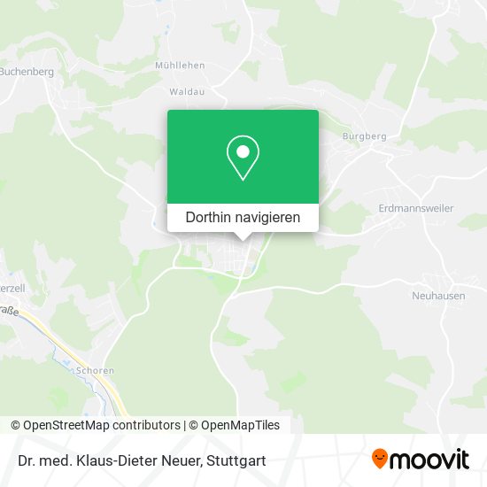 Dr. med. Klaus-Dieter Neuer Karte