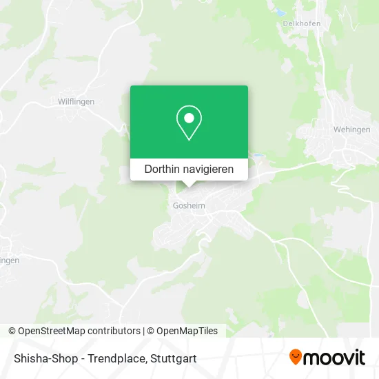 Shisha-Shop - Trendplace Karte