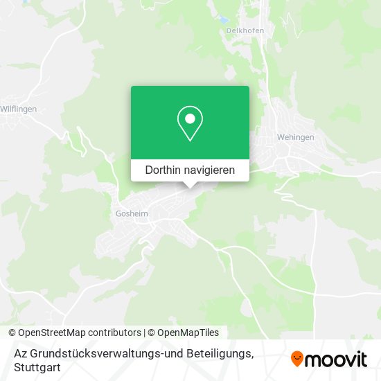 Az Grundstücksverwaltungs-und Beteiligungs Karte