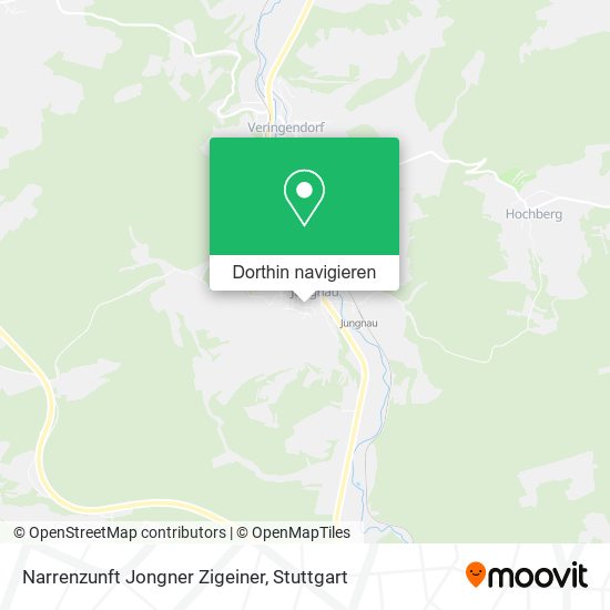 Narrenzunft Jongner Zigeiner Karte
