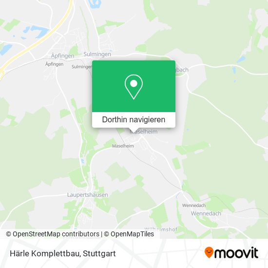 Härle Komplettbau Karte