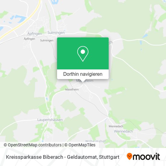 Kreissparkasse Biberach - Geldautomat Karte
