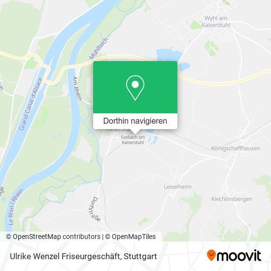 Ulrike Wenzel Friseurgeschäft Karte