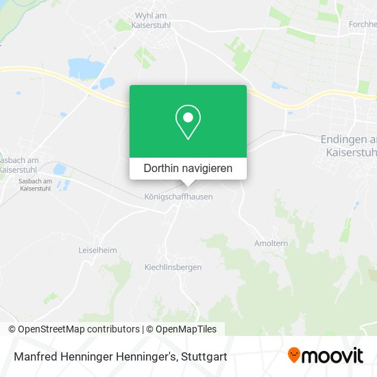 Manfred Henninger Henninger's Karte