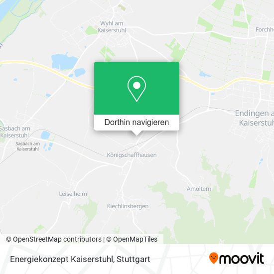 Energiekonzept Kaiserstuhl Karte