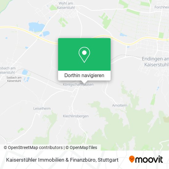 Kaiserstühler Immobilien & Finanzbüro Karte