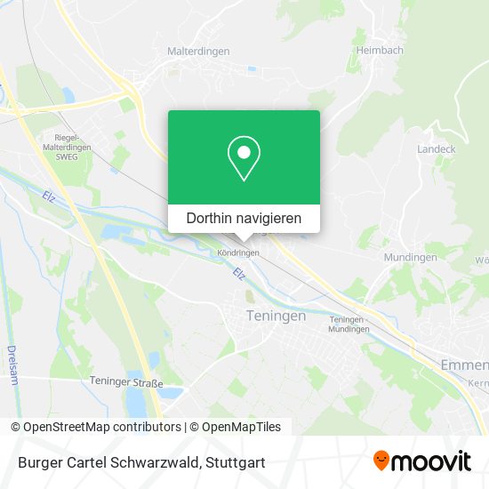 Burger Cartel Schwarzwald Karte