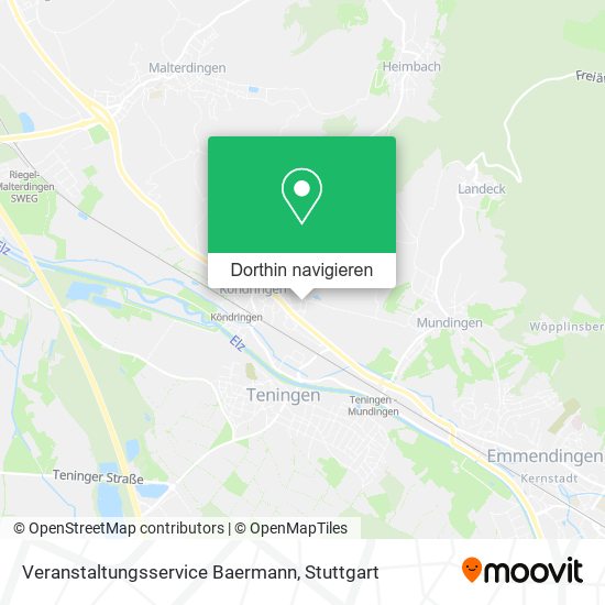 Veranstaltungsservice Baermann Karte