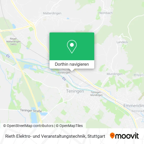 Rieth Elektro- und Veranstaltungstechnik Karte