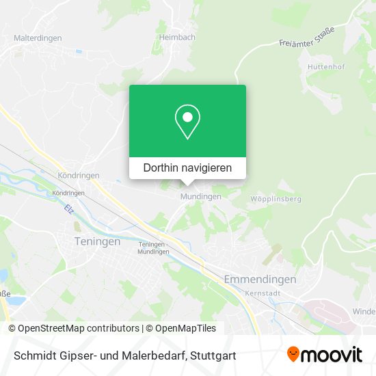 Schmidt Gipser- und Malerbedarf Karte