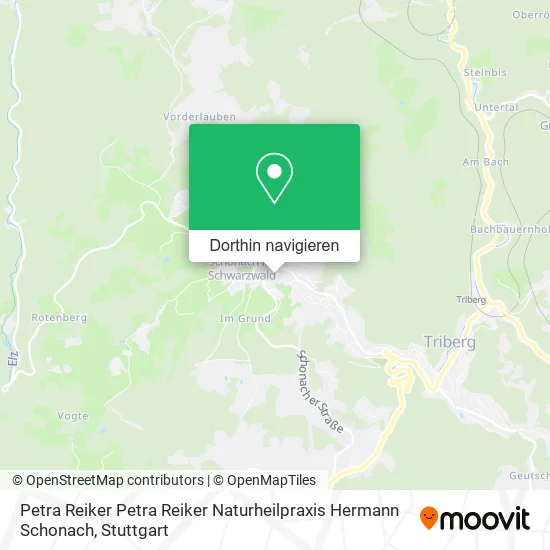 Petra Reiker Petra Reiker Naturheilpraxis Hermann Schonach Karte