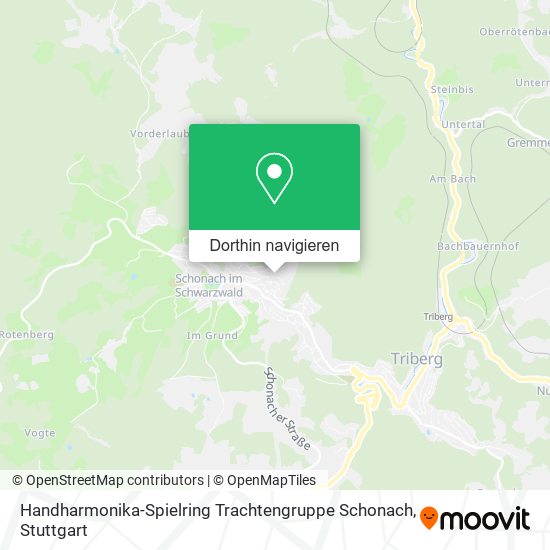 Handharmonika-Spielring Trachtengruppe Schonach Karte