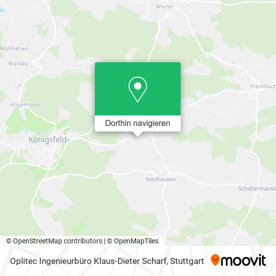 Oplitec Ingenieurbüro Klaus-Dieter Scharf Karte