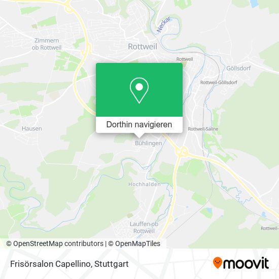 Frisörsalon Capellino Karte