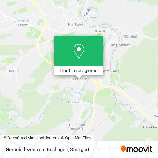 Gemeindezentrum Bühlingen Karte