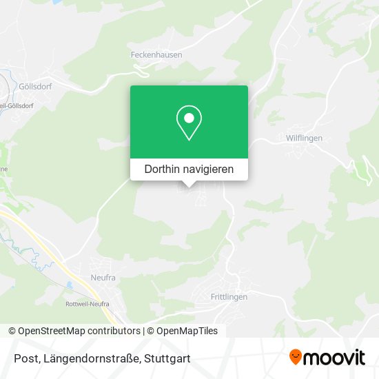 Post, Längendornstraße Karte