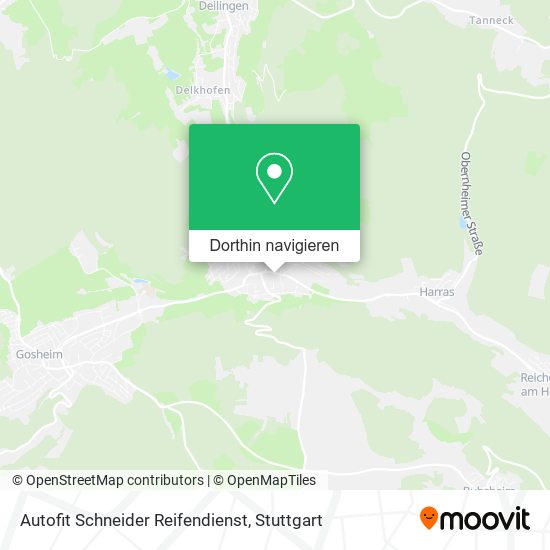 Autofit Schneider Reifendienst Karte