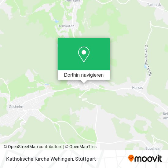 Katholische Kirche Wehingen Karte