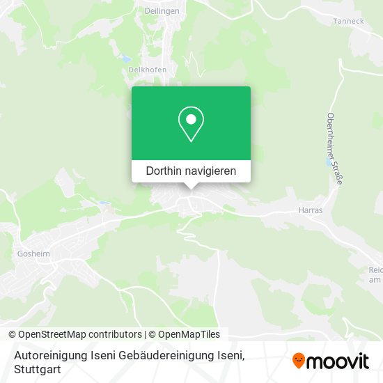 Autoreinigung Iseni Gebäudereinigung Iseni Karte