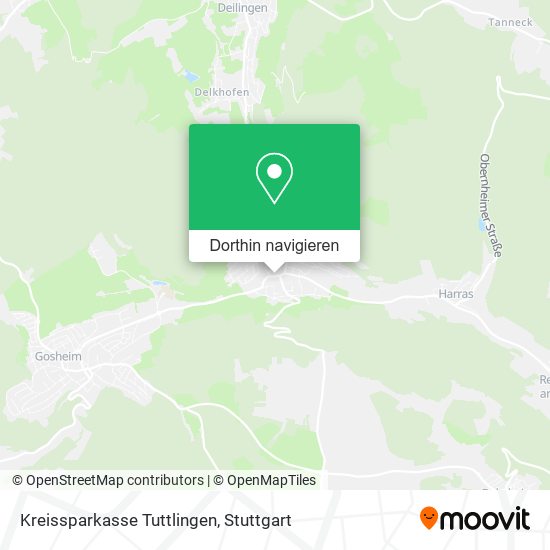 Kreissparkasse Tuttlingen Karte