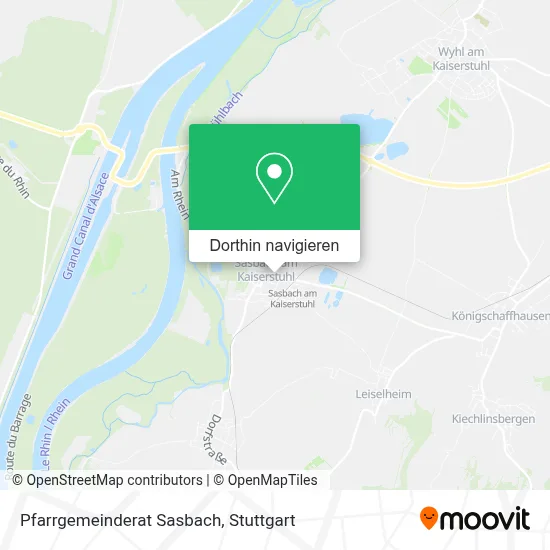 Pfarrgemeinderat Sasbach Karte