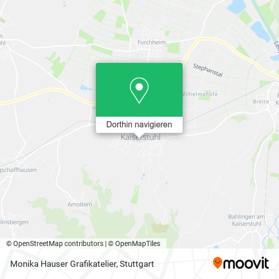 Monika Hauser Grafikatelier Karte
